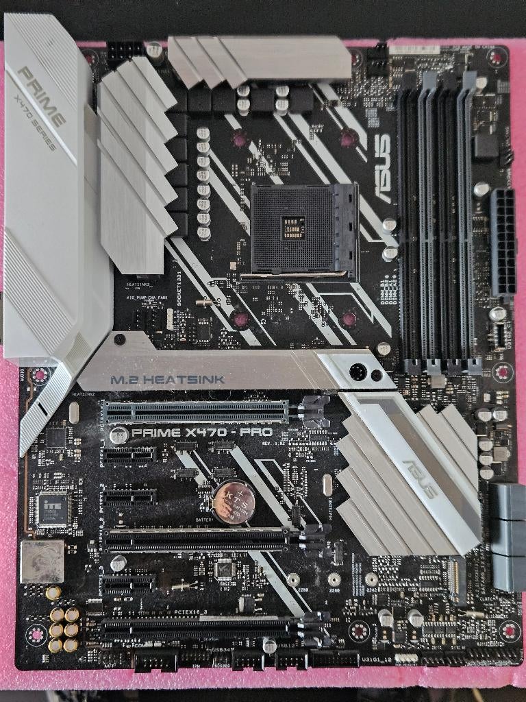 Asus Prime X470-Pro defect, Computers en Software, Moederborden, DDR4, Ophalen of Verzenden, Socket AM4, ATX