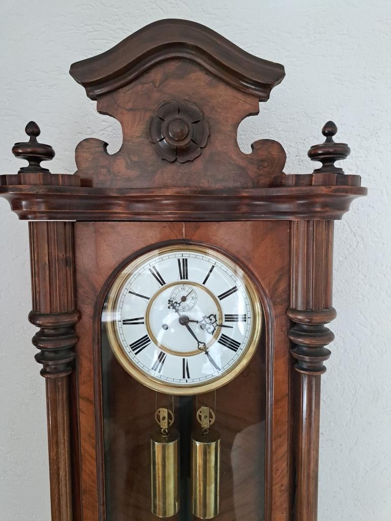 Prachtige Weense 2 gewichter, Antiek en Kunst, Antiek | Klokken, Ophalen of Verzenden