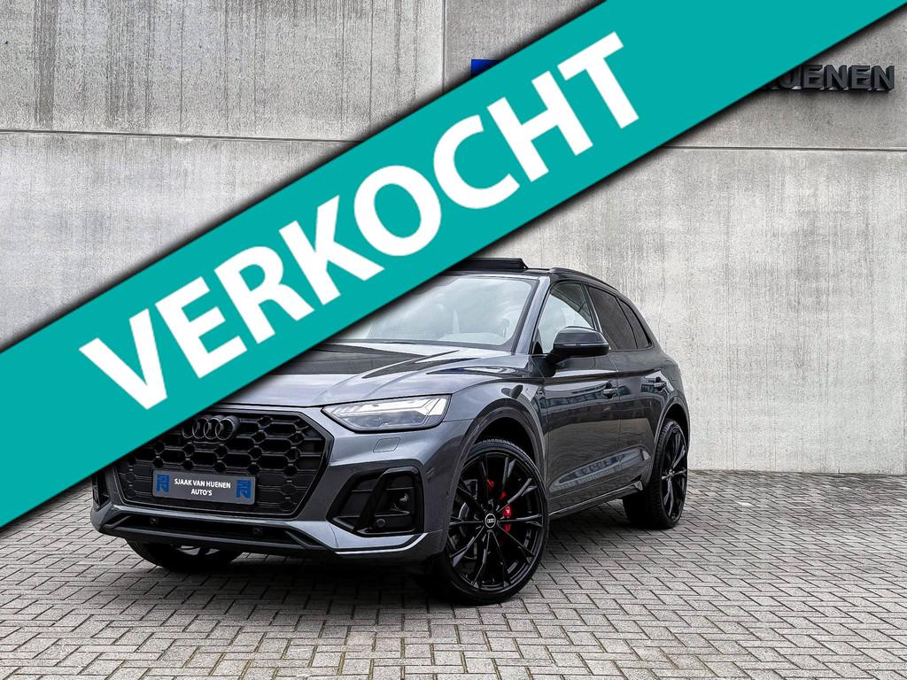 Audi Q5 50TFSI e 299PK Quattro Competition S Edition S-Line, Auto's, Audi, Automaat, Gebruikt, Zwart, 4 cilinders