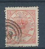 7850 – Scandinavië - Denemarken – MiNr 13A (gestempeld), Ophalen of Verzenden, Denemarken, Gestempeld