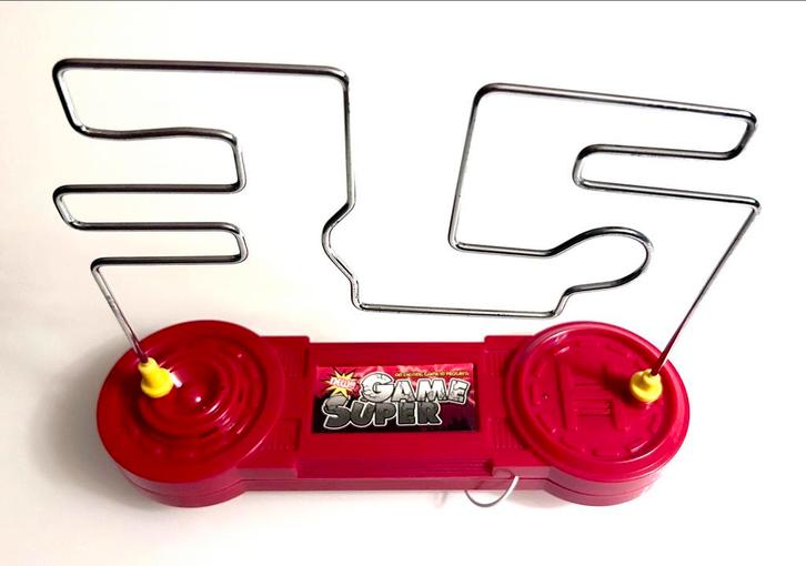 Super Game Draad Labyrint Spel - Klassiek Behendigheidsspel, Kinderen en Baby's, Speelgoed | Overig, Gebruikt, Jongen of Meisje