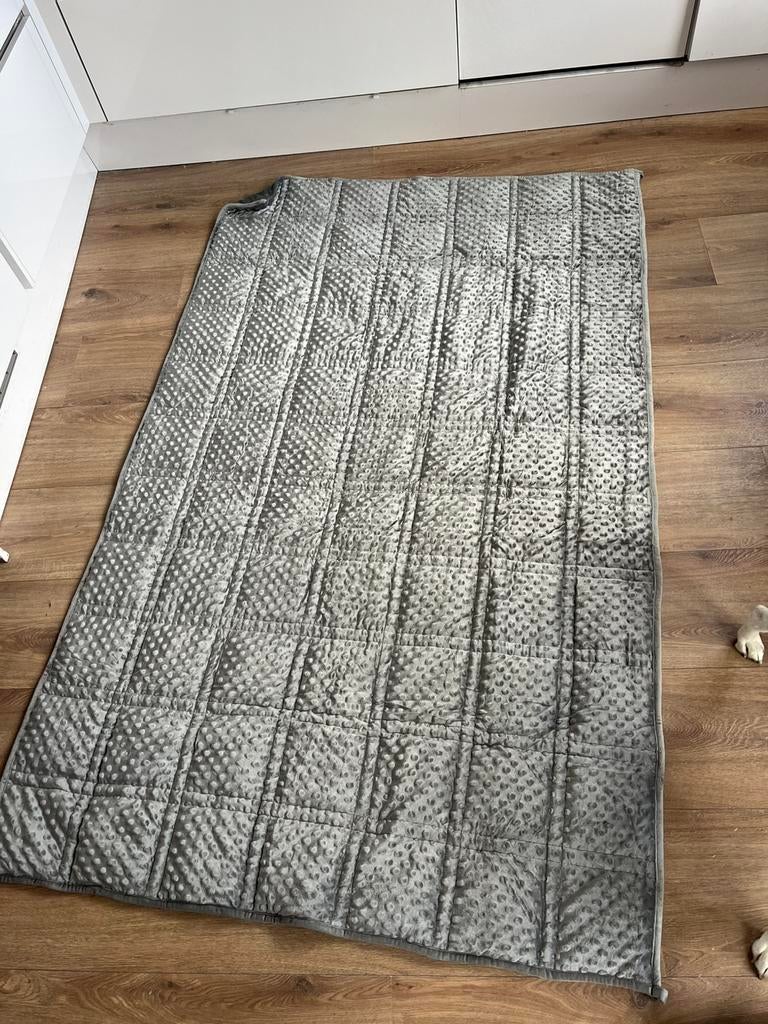 Verzwaard deken - weighted blanket, Ophalen, 100 tot 150 cm, Zo goed als nieuw, 150 tot 200 cm