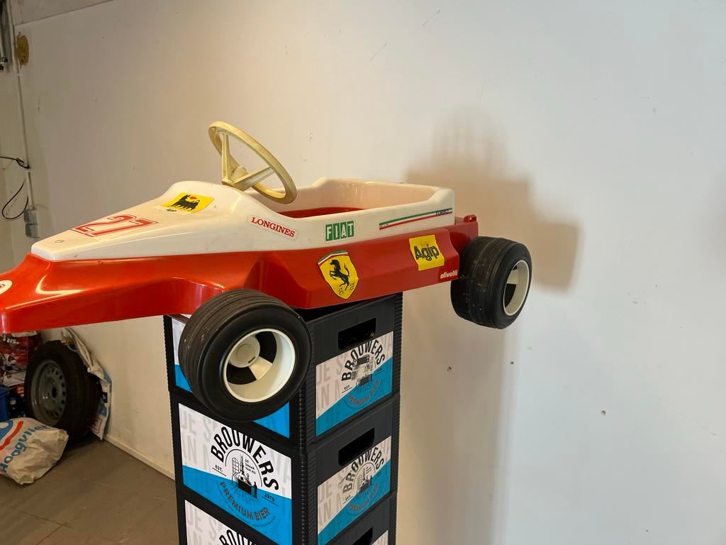 Vintage Ferrari Trapauto - Kindertraktor, Ophalen, Gebruikt