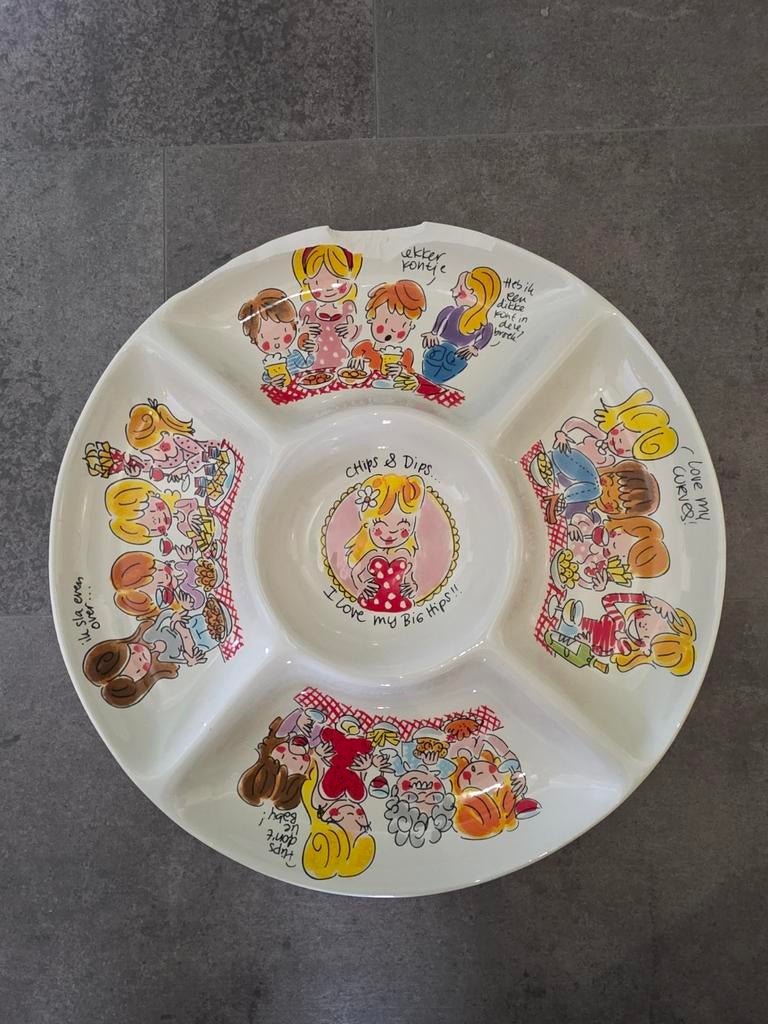 Blond Amsterdam Even Bijkletsen hapjes snack schaal, Huis en Inrichting, Ophalen of Verzenden, Nieuw, Blond Amsterdam, Schaal of Schalen