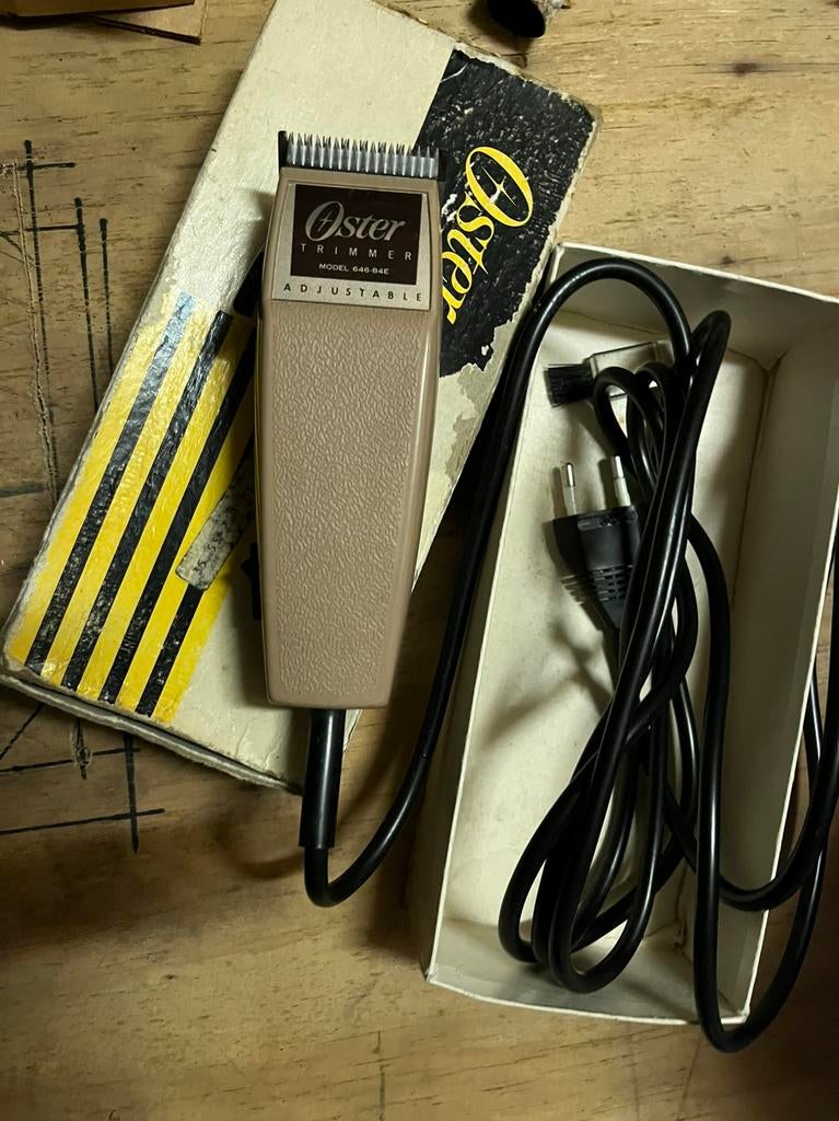 vintage Oster Model 646-84E trimmer/tondeuse, Ophalen of Verzenden, Zo goed als nieuw