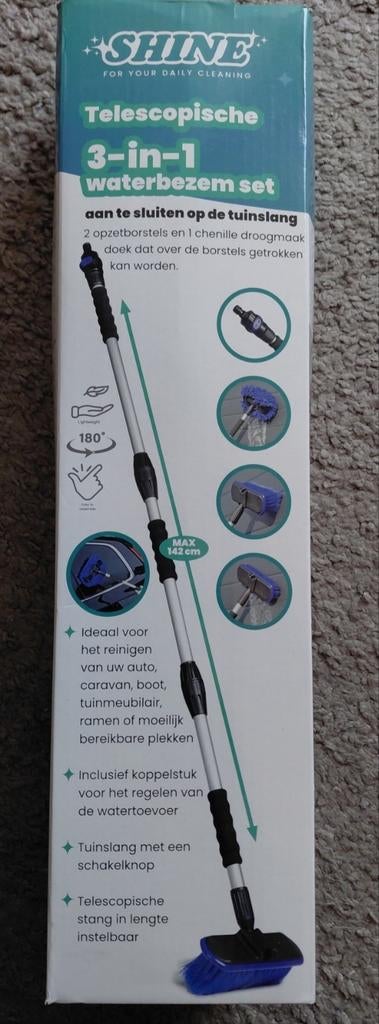 Telescoop met wasborstel set, Ophalen of Verzenden