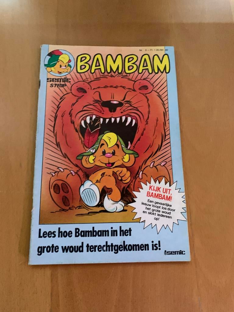 Bambam Stripboek Nr. 3 - Avontuur in het Grote Woud, Eén stripboek, Ophalen of Verzenden, Gelezen