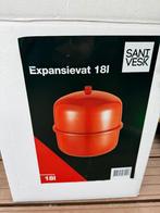 Sanivesk Expansievat 18L Rood incl. Muurbevestiging - zgan, Doe-het-zelf en Verbouw, Geisers en Boilers, Ophalen, Boiler, Minder dan 20 liter