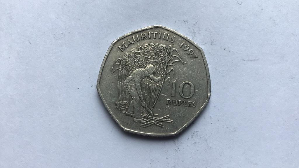 Mauritius 10 rupees 1987., Ophalen of Verzenden, Overige landen