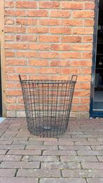 Stalen mand - Diameter 45 cm, Hoogte 40 cm, Huis en Inrichting, Woonaccessoires | Schalen en Manden, Ophalen, Overige materialen