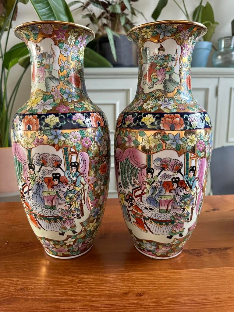 Chinees poselein vazen set, Ophalen