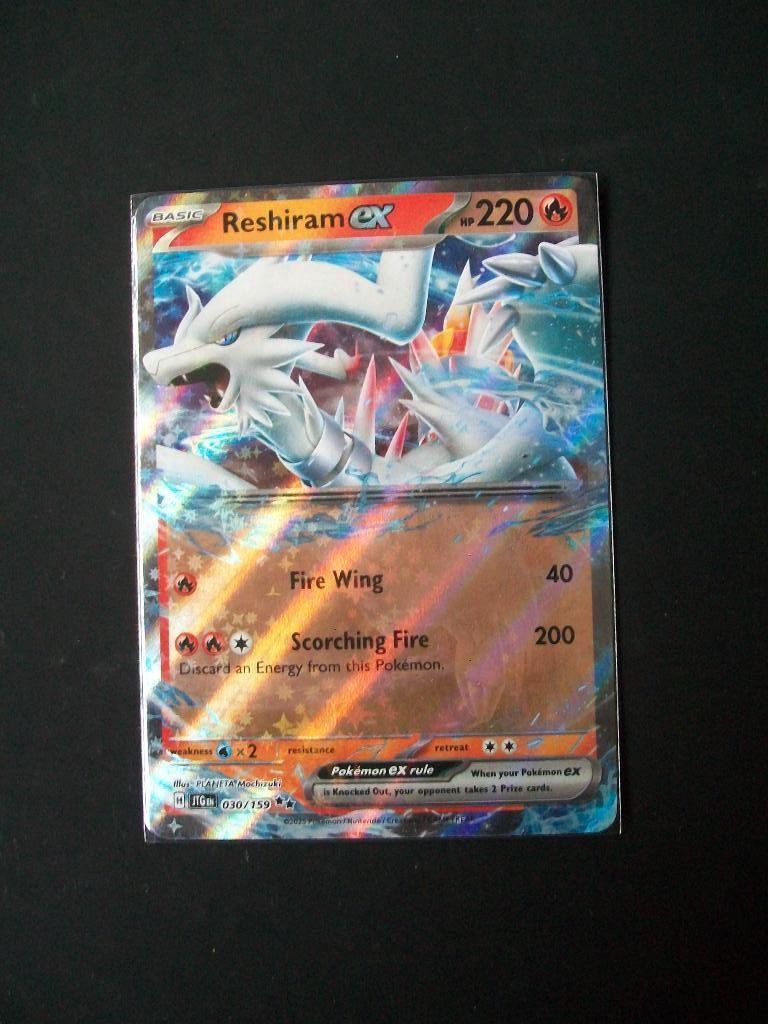 1000. Nieuwe Pokemon Kaart RESHIRAM EX HP 220 (030/159), Hobby en Vrije tijd, Verzamelkaartspellen | Pokémon, Verzenden, Nieuw