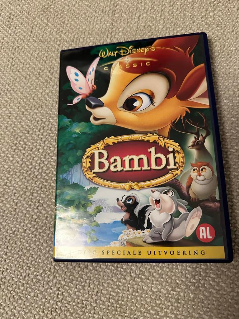 Walt Disney's Bambi op DVD - Speciale Uitvoering, Alle leeftijden, Ophalen of Verzenden, Zo goed als nieuw, Dieren