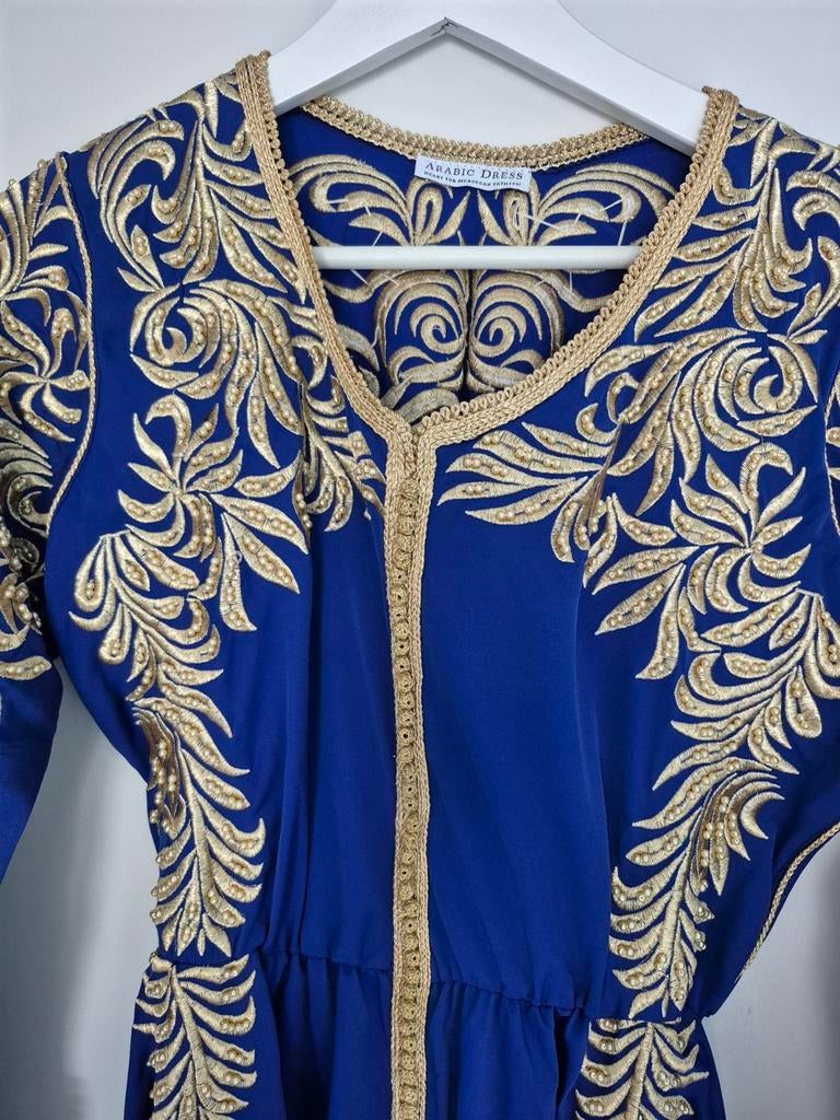 Nieuwe Caftan/ Marokkaanse jurk koningsblauw maat M, Kleding | Dames, Gelegenheidskleding, Nieuw, Overige typen, Maat 38/40 (M)