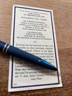 Gassel van Leonardus 1900 Sevenum 1966 Nijmegen priester, Ophalen of Verzenden, Bidprentje