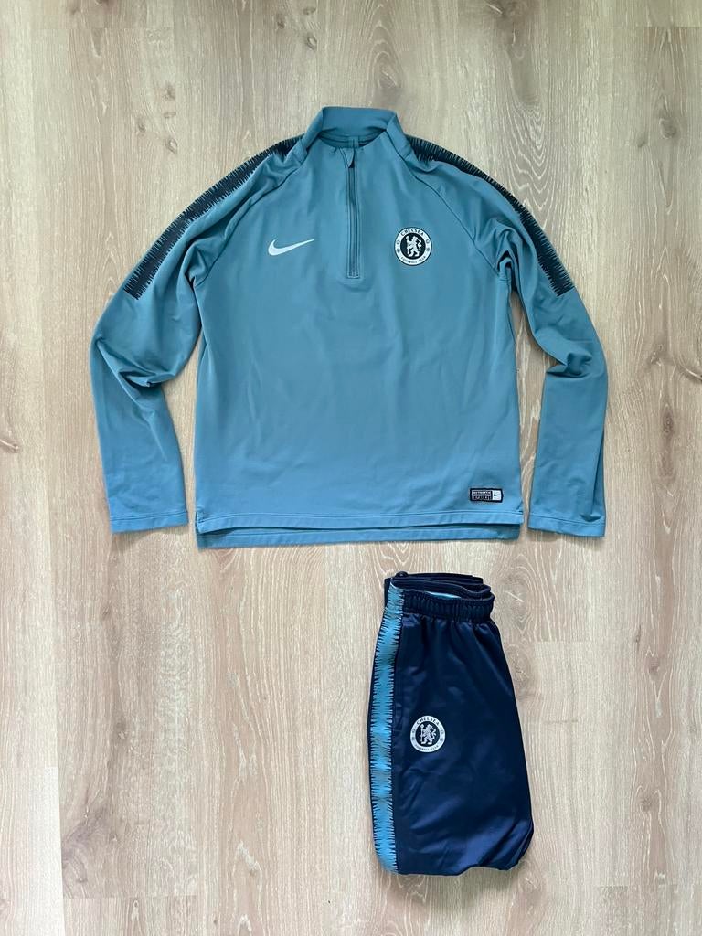 Chelsea trainingspak Nike 18/19  Maat 147-158, Gebruikt, Jongen of Meisje, Sport- of Zwemkleding, Ophalen of Verzenden