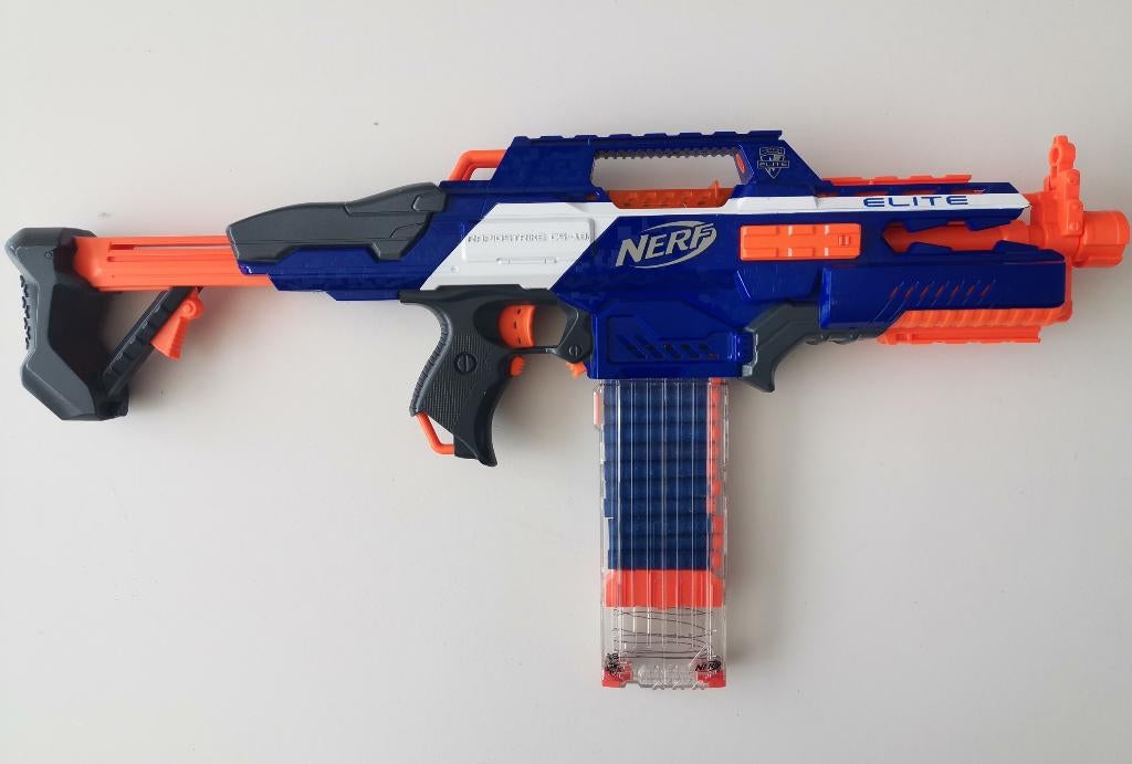 Nerf RapidStrike incl. magazine en darts, Ophalen of Verzenden, Gebruikt