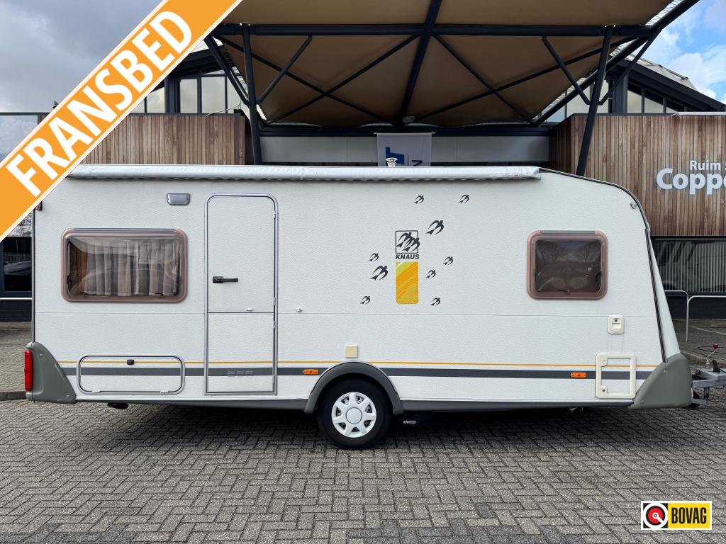 Knaus Sudwind 500 FU 2003 MOVER + NIEUWE TENT, Caravans en Kamperen, Caravans, Standaardzit, Overige typen, Bedrijf, Schokbreker