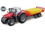 Bburago: Massey Ferguson 8740S met Balentrailer, Auto, ., Nieuw, Ophalen of Verzenden