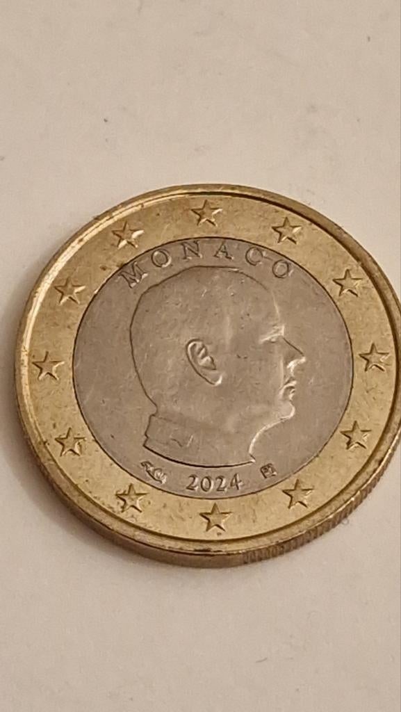 1 euro munt Monaco 2024, Ophalen of Verzenden