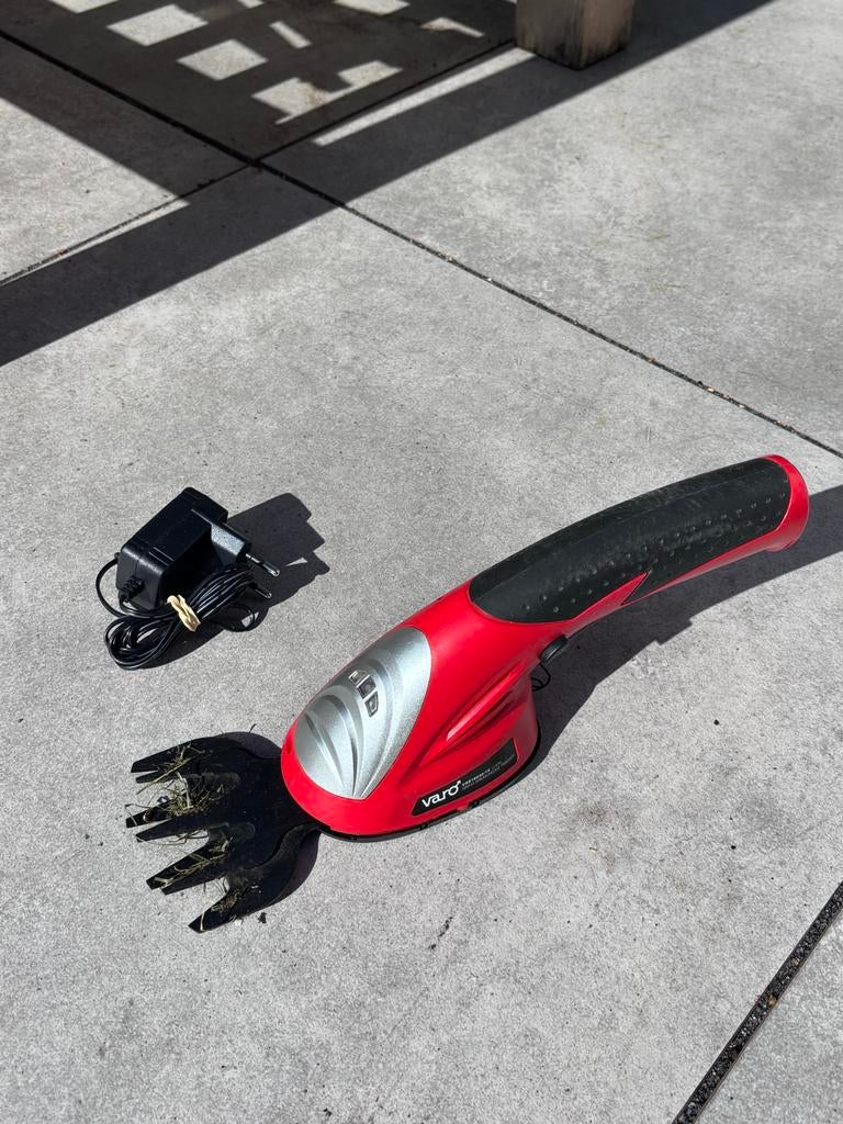 Varo 2-in-1 Gras- en Heggenschaar op Accu, Ophalen, Zo goed als nieuw, Accu