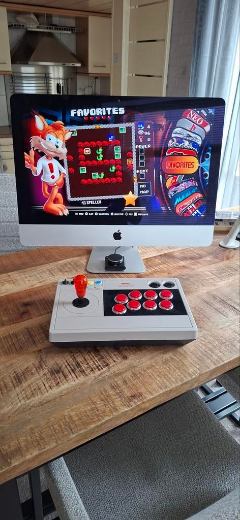 Arcade Mac met arcade stick, Ophalen, Met 2 controllers