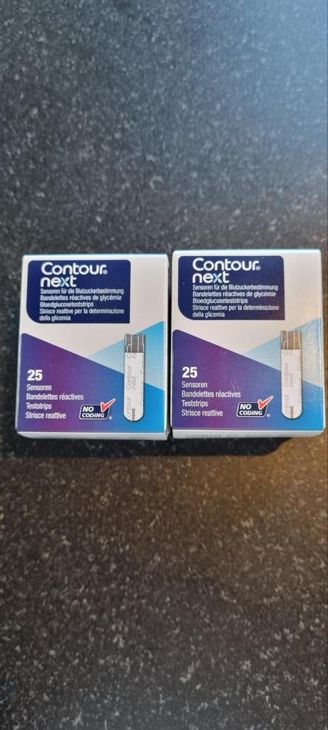 2x Contour Next Teststrips - 25 stuks per doosje, Ophalen of Verzenden, Nieuw