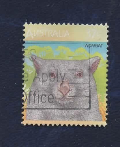 Fauna - Dieren - Wombat - Australie - 45 ct - gebr, Verzenden, Gestempeld, Dier of Natuur