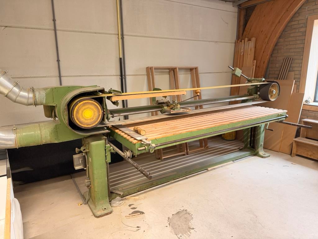 Heesemann Langbandschuurmachine 380V, Ophalen