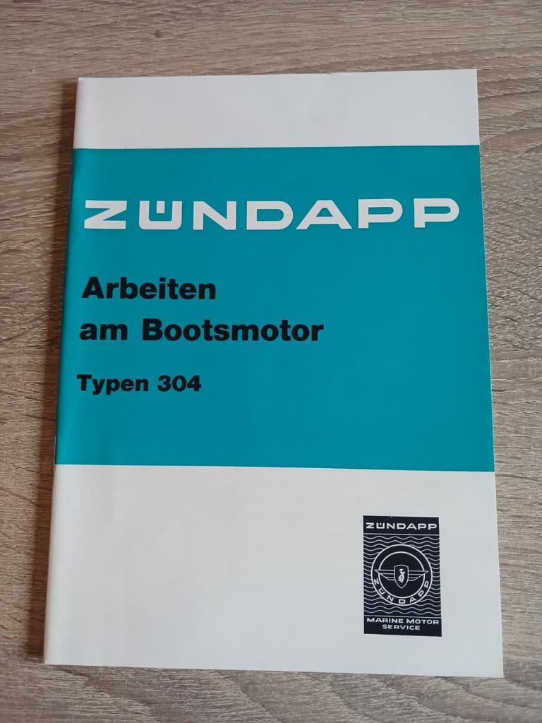 Zundapp Sleutelboekje buitenboordmotor 304 Duits N.o.s.1977, Fietsen en Brommers, Handleidingen en Instructieboekjes, Ophalen of Verzenden