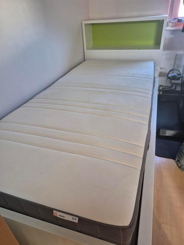 1 persoonsbed 90x200, Ophalen, Gebruikt, 90 cm, Eenpersoons