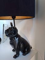 Franse Bulldog  tafellamp lamp, Ophalen, Zo goed als nieuw, Hout, Minder dan 50 cm