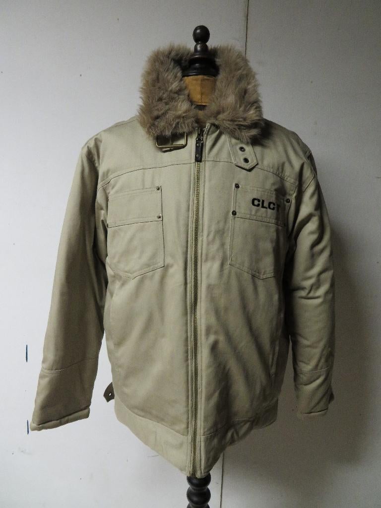 Heren winterjas  maat L Coolcat nieuw., Maat 52/54 (L), Beige, Nieuw, Ophalen of Verzenden