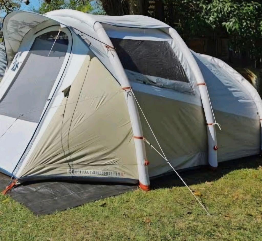 Decathlon Quechua Air Seconds 4.1 Fresh & Black Tent, Caravans en Kamperen, Ophalen, Zo goed als nieuw, Tot en met 4