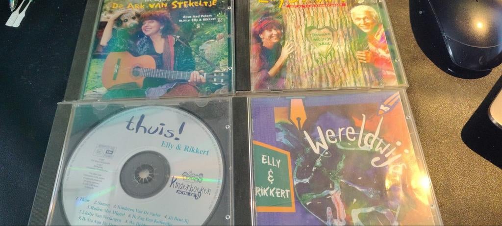 Elly & Rikkert CD Collectie: 4 Christelijke Kinder-CD's, Cd's en Dvd's, Cd's | Kinderen en Jeugd, Gebruikt, 6 tot 9 jaar, Boxset