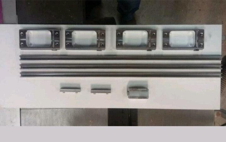 Freesmallen set 4 x 89 mm op rail, Doe-het-zelf en Verbouw, Gereedschap | Freesmachines, Ophalen of Verzenden, Nieuw, Elektrisch