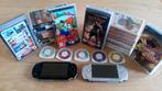 Sony PSP-1004 + PSP-2004 & 25 Games, Avontuur en Actie, Gebruikt, Verzenden, 1 speler