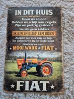 In dit huis Fiat 300 reclamebord, Ophalen of Verzenden, Nieuw, Reclamebord