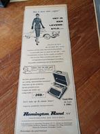 Advertentie van Remington typemachine 1956, Ophalen of Verzenden, Zo goed als nieuw, Overige typen