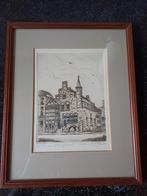 Ets 'De Moriaan 's Hertogenbosch' door C.M. van der Woerd, Ophalen of Verzenden