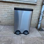 Prullenbak, Ophalen, Gebruikt, Met pedaal, 50 tot 75 cm