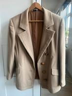 Vintage Valentino jasje met luipaardprint details, Ophalen, Gedragen, Maat 38/40 (M), Beige