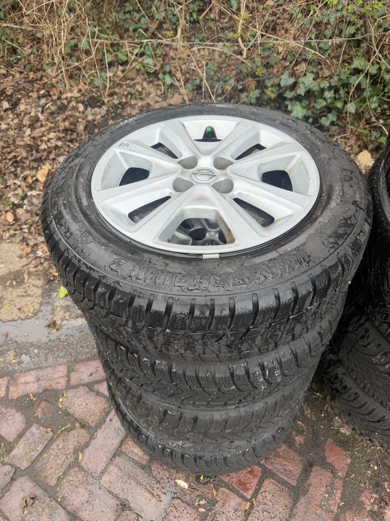 Opel 4 gaats velgen met banden 185 65  15, 15 inch, Zomerbanden, 185 mm, Ophalen of Verzenden