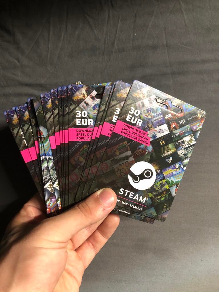 Steam 600€ waarde, Tickets en Kaartjes, Eén persoon, Cadeaubon