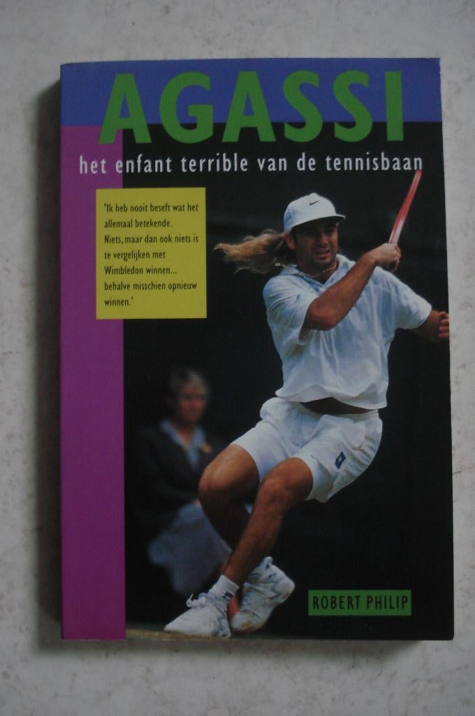 Andre Agassi - Robert Philip, 1993, Ophalen of Verzenden, Zo goed als nieuw, Balsport