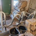 Hekwerk voor koeien, Ophalen