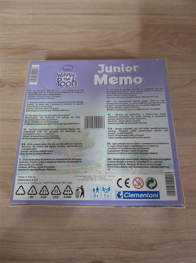 junior memo winnie the pooh - s4749, Verzenden, Zo goed als nieuw