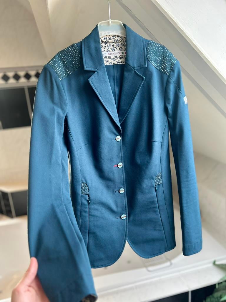 Animo wedstrijdjasje, Dieren en Toebehoren, Paardrijkleding, Dressuur, Ophalen of Verzenden, Zo goed als nieuw, Dames