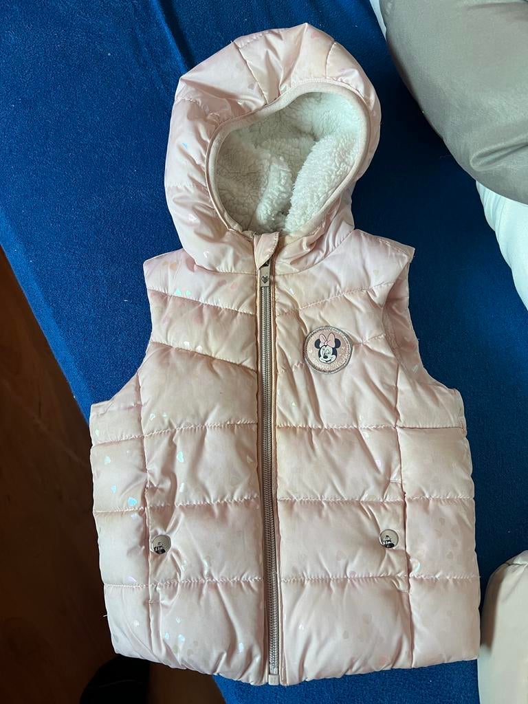 Meisjes bodywarmer minnie mouse 80, Kinderen en Baby's, Babykleding | Maat 80, Ophalen of Verzenden