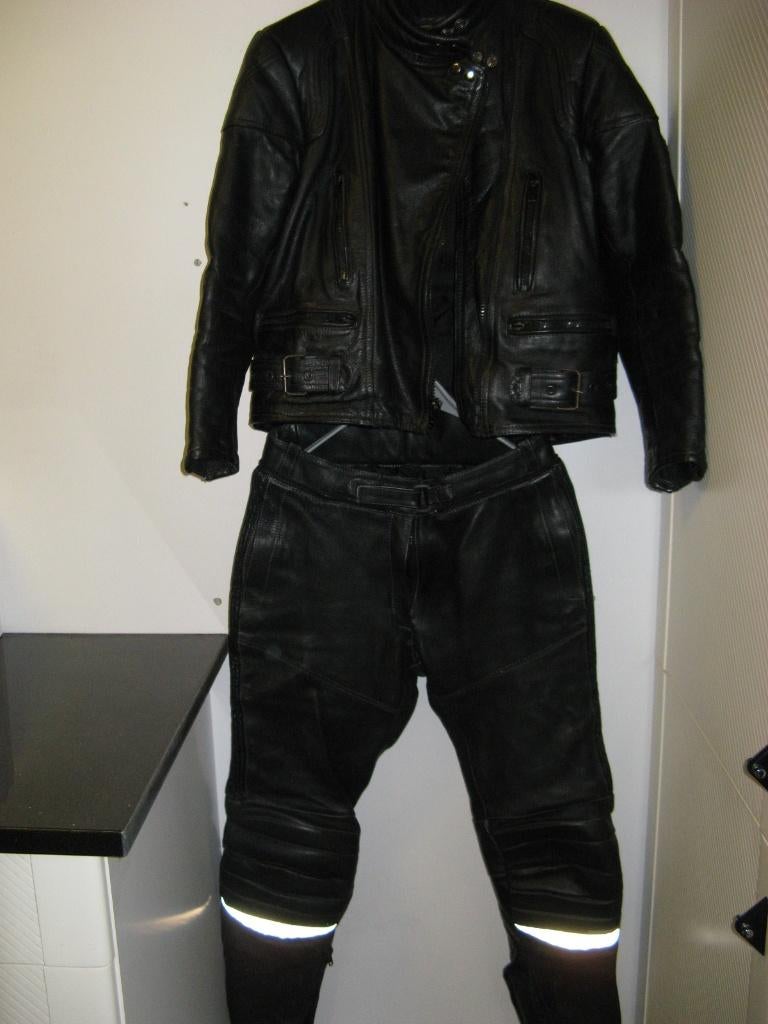 Leren motor combipak, merk JTS, maat 48., Motoren, Ophalen of Verzenden, Tweedehands, Dames, Combipak